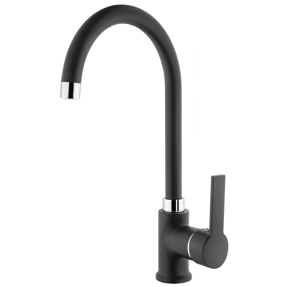 İTİMAT IDEA KUĞU MİKS EVİYE BATARYASI (BLACK)(5pcs)